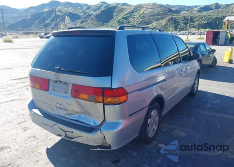 2002 Honda Odyssey Ex-L из США, поврежденный, VIN 2HKRL18932H515796